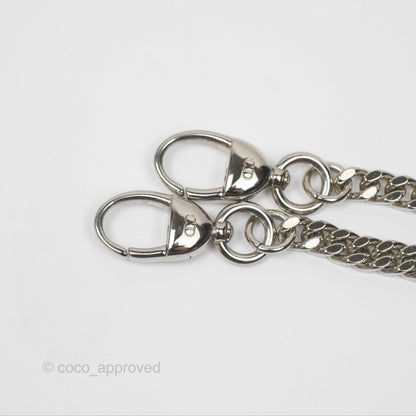 Christian Dior Cannage Mini Lady Dior White Silver Hardware