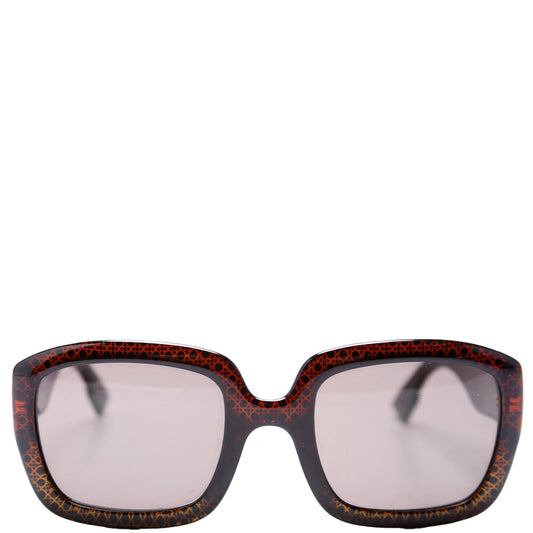 DDior Square Sunglasses Brown