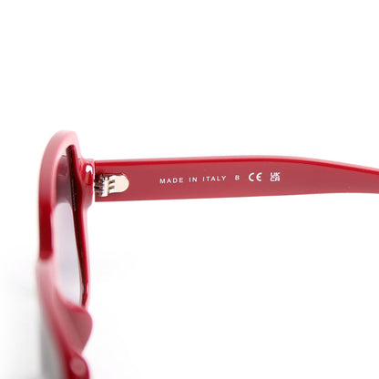 Chanel 5408-A Square Acetate Sunglasses Red