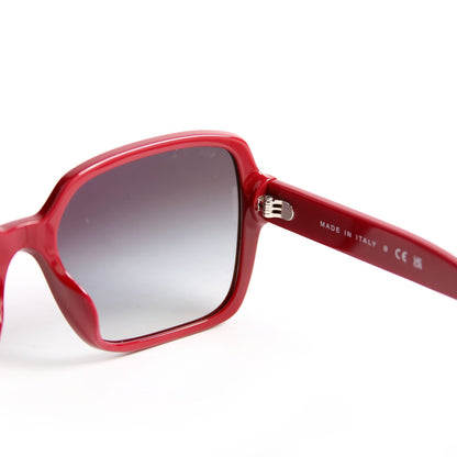 Chanel 5408-A Square Acetate Sunglasses Red
