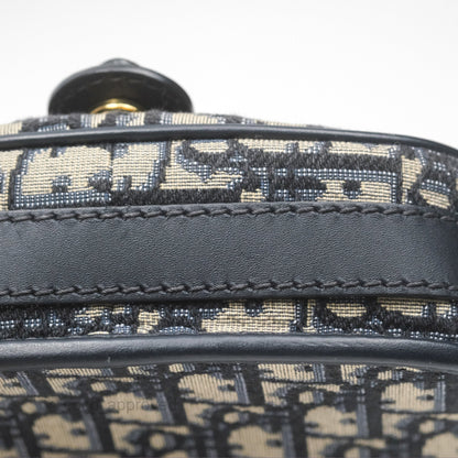 Dior Small Bobby Bag Blue Oblique Jacquard Canvas