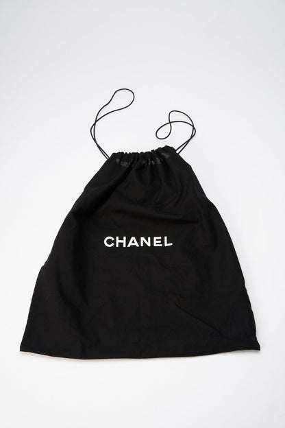 Chanel Black Nylon Large Chocolate Bar Flap Bag