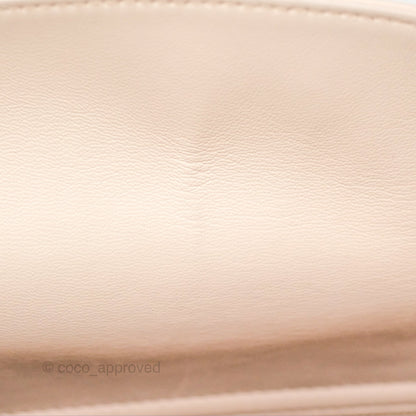 Christian Dior My ABCDior Lady Dior Baby Pink Cannage Lambskin Gold Hardware
