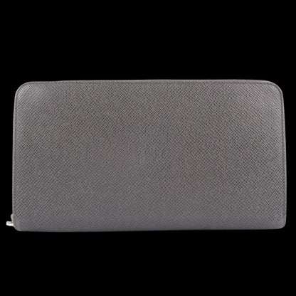 Louis Vuitton Gray Leather Zippy organizer wallet accessories