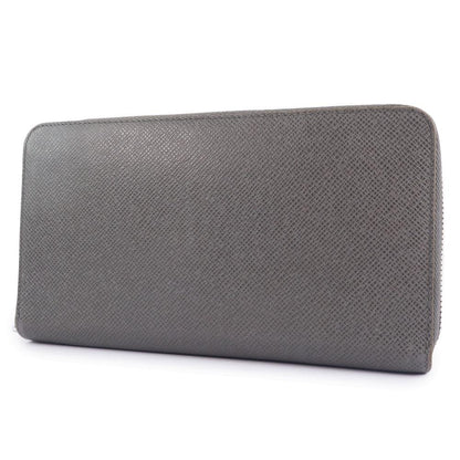 Louis Vuitton Gray Leather Zippy organizer wallet accessories