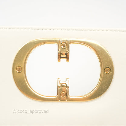 Dior Small Caro Bag Latte Lucky Star White Cannage Lambskin