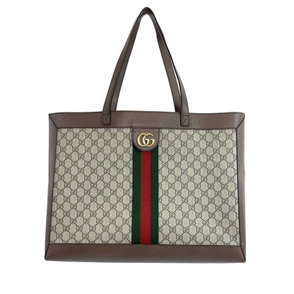 GUCCI - Ophidia GG Soft Medium Beige / Brown Tote