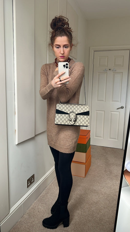Gucci Dionysus GG Supreme Small Shoulder Bag