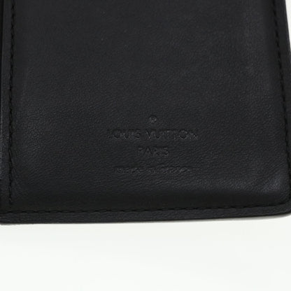 Louis Vuitton Black Leather Portefeuille Brazza wallet accessories