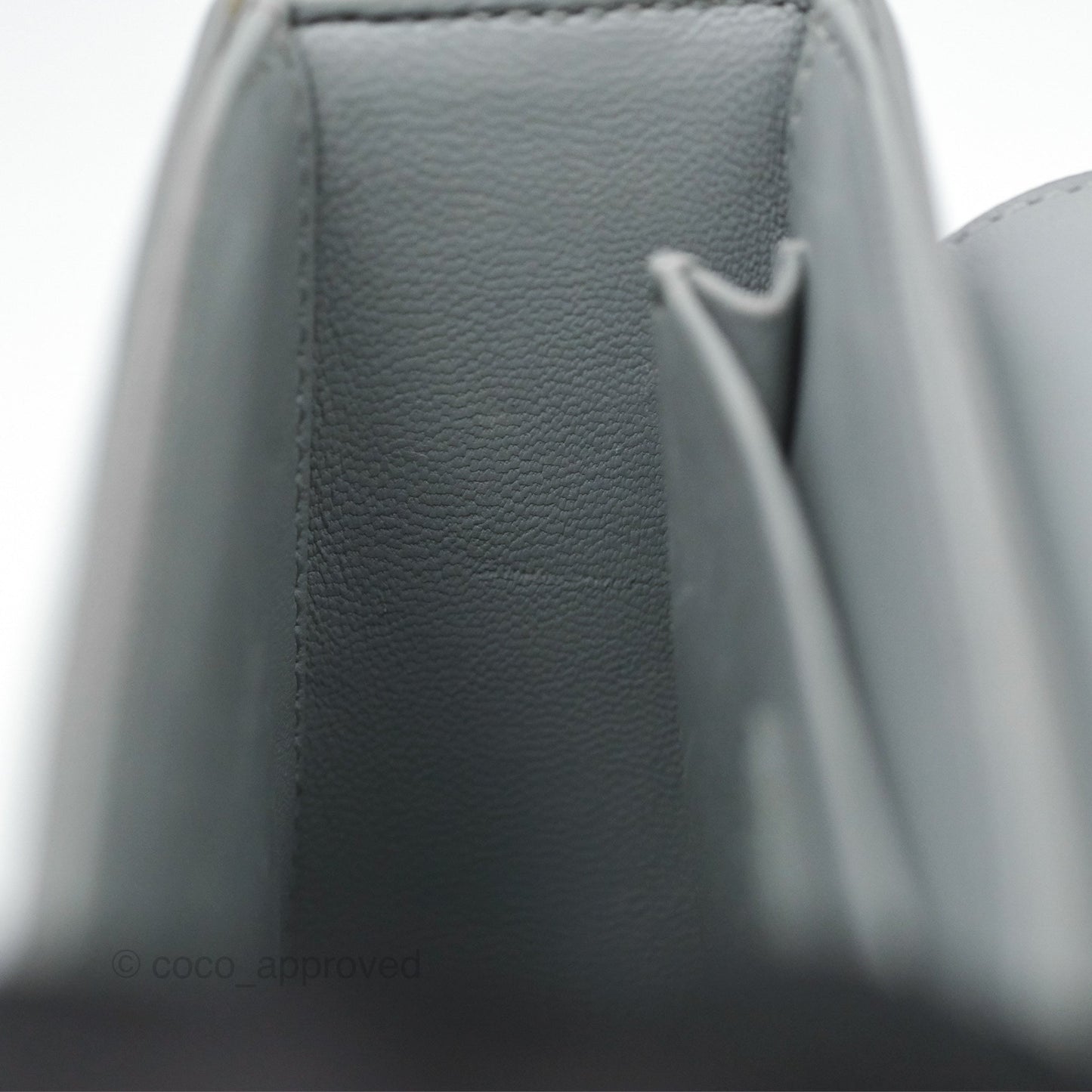 Christian Dior 30 Montaigne Box Bag Grey Calfskin