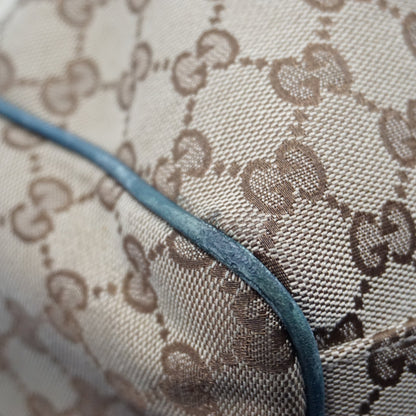 Gucci Skuldertaske Blå Læder