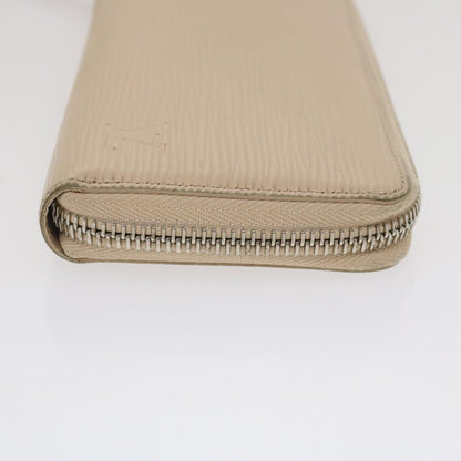 Louis Vuitton Beige Leather Portefeuille Clemence wallet accessories