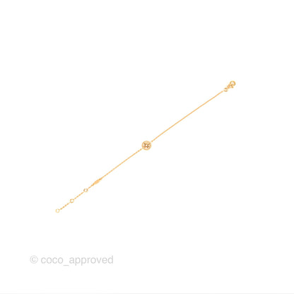 Dior Mini Rose Des Vents Bracelet Diamonds Gold