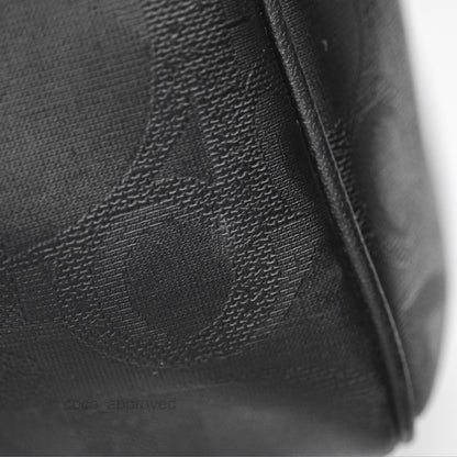 Dior Vintage Trotter Boston Duffle Bag Oblique Black