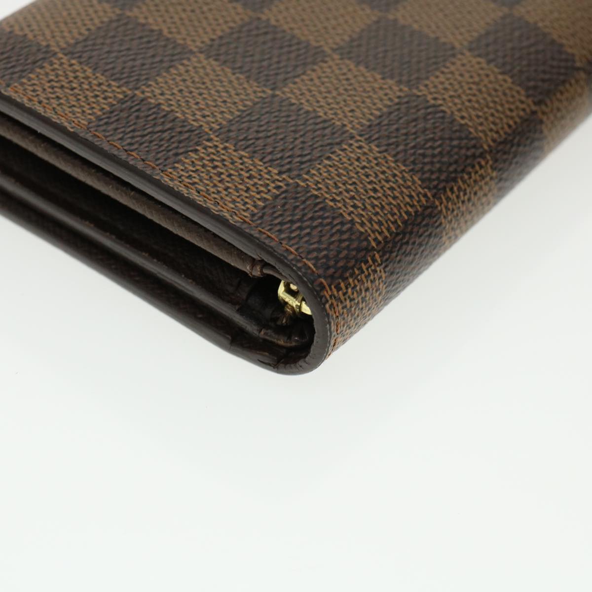 Louis Vuitton Brown Canvas Tresor wallet accessories