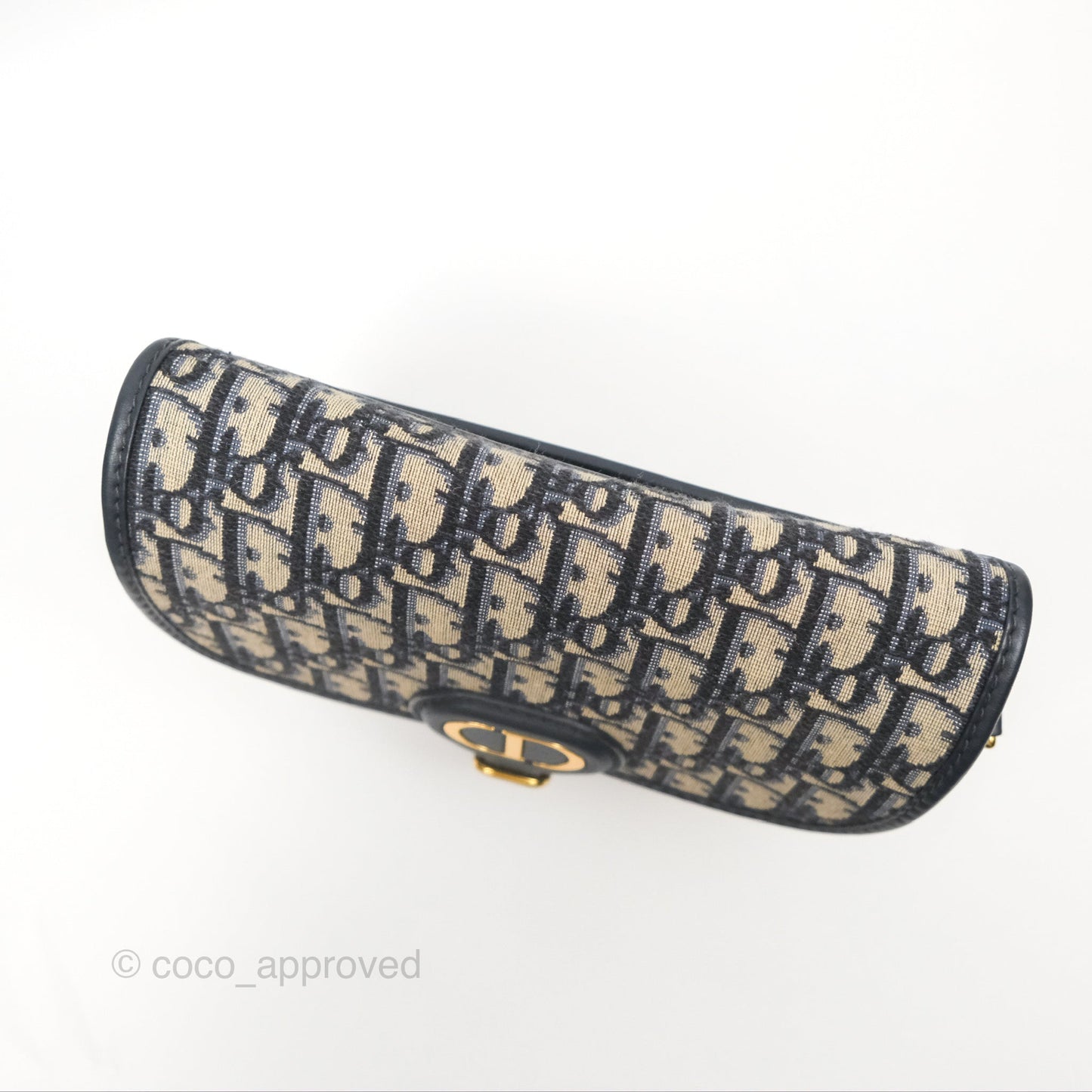 Dior Medium Bobby Bag Blue Oblique Jacquard Canvas