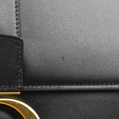 Dior 30 Montaigne Bag Black Box Calfskin