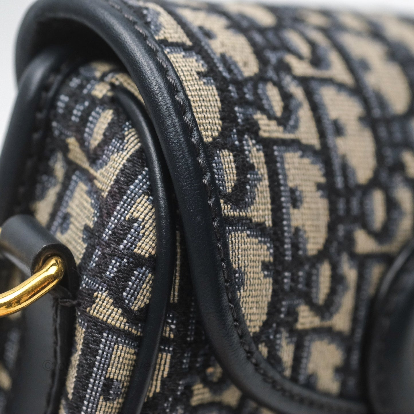 Dior Small Bobby Bag Blue Oblique Jacquard Canvas