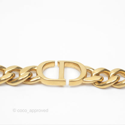 Christian Dior 30 Montaigne Choker Gold Tone