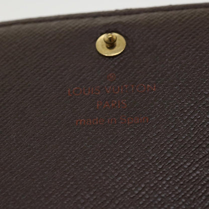 Louis Vuitton Brown Canvas Tresor wallet accessories