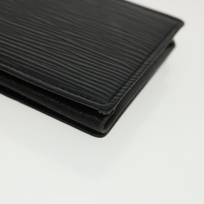Louis Vuitton Black Leather Epi wallet wallet accessories