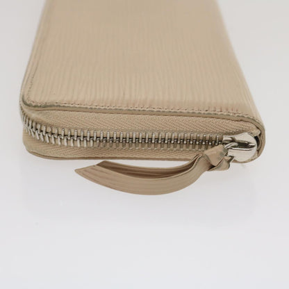 Louis Vuitton Beige Leather Portefeuille Clemence wallet accessories