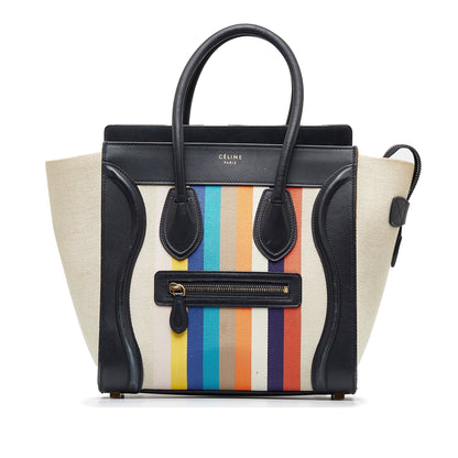 Celine Micro Luggage Tote Handbag