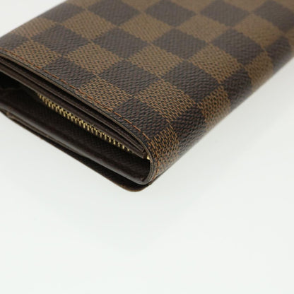 Louis Vuitton Brown Canvas Tresor wallet accessories