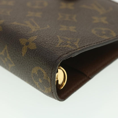 Louis Vuitton Brown Canvas Agenda MM wallet accessories