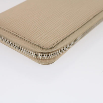 Louis Vuitton Beige Leather Portefeuille Clemence wallet accessories