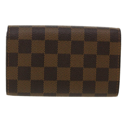 Louis Vuitton Brown Canvas Tresor wallet accessories