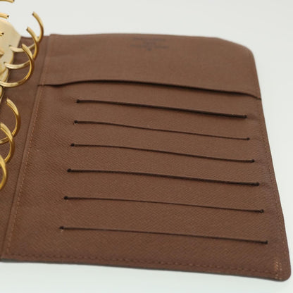 Louis Vuitton Brown Canvas Agenda MM wallet accessories