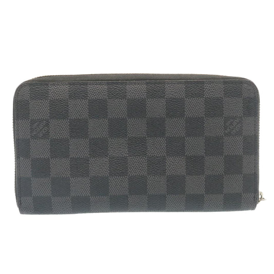 Louis Vuitton Navy Canvas Zippy Wallet Vertical wallet accessories