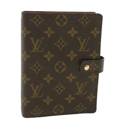Louis Vuitton Brown Canvas Agenda MM wallet accessories