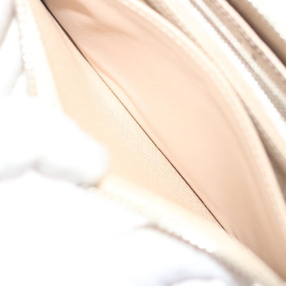 Louis Vuitton Beige Leather Portefeuille Clemence wallet accessories