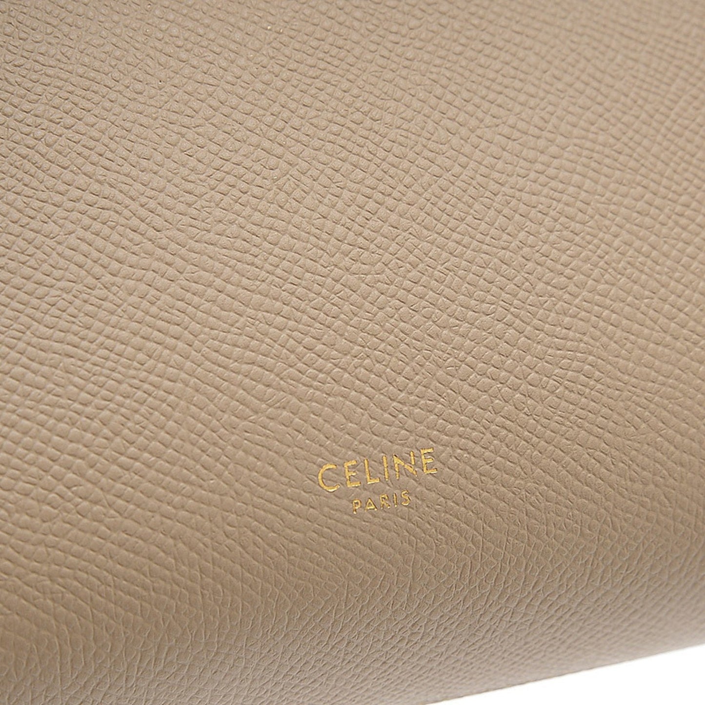 Celine Belt Bag Nano 2Way Leather Light Taupe Gold Hardware 189003