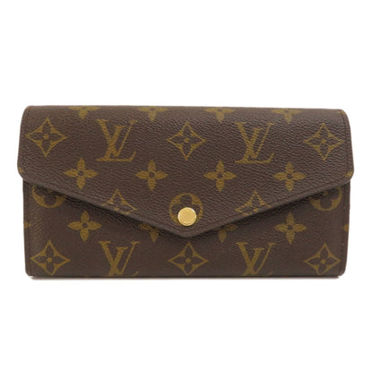 LOUIS VUITTON M60531 Portefeuille Sarah Monogram Long Wallet Canvas Women's