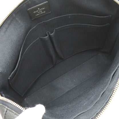 LOUIS VUITTON Watcher Messenger PM Black Ardoise Taiga leather M30238