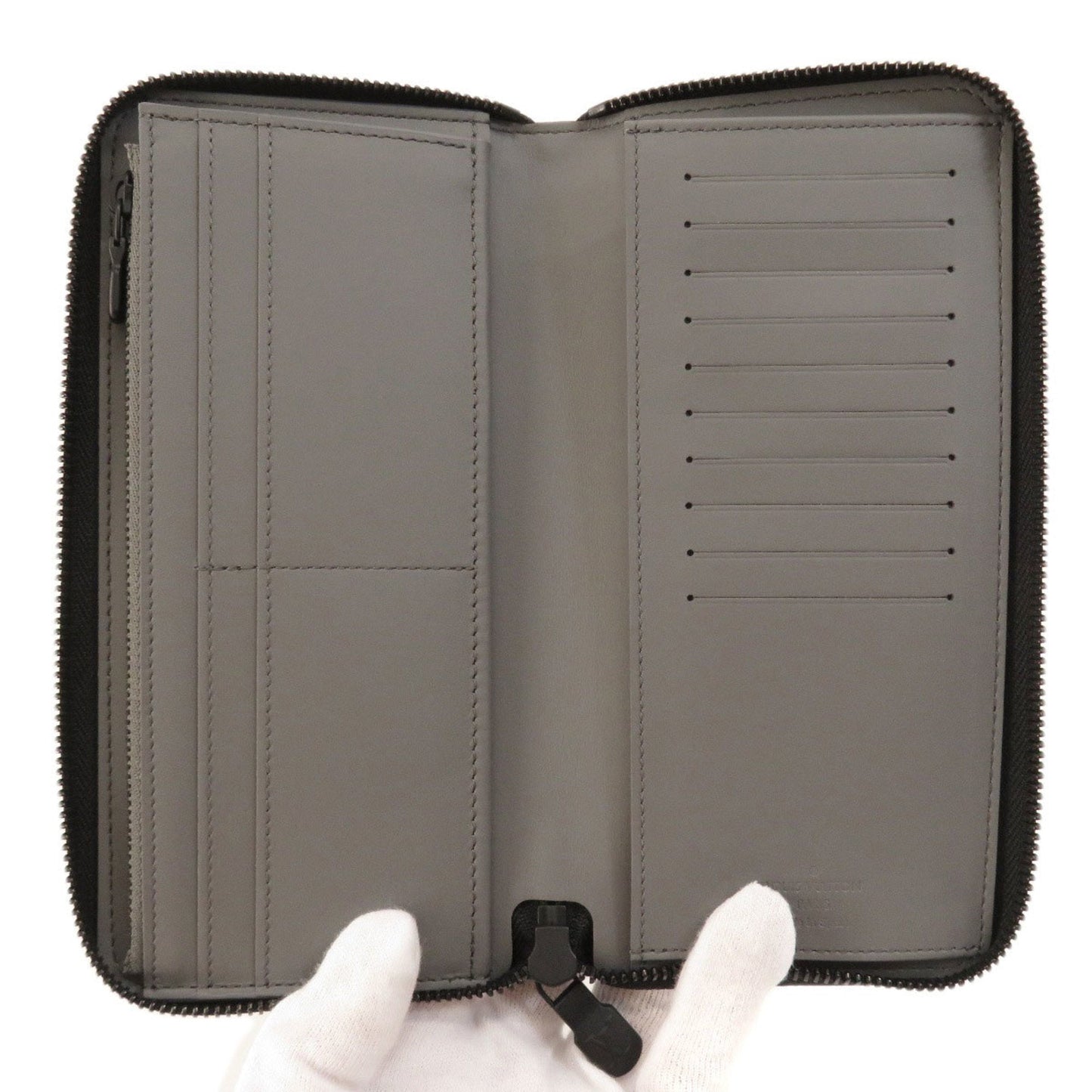 LOUIS VUITTON M81384 Zippy Vertical Monogram Shadow Long Wallet Canvas Men's