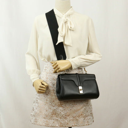 Celine Teen Soft 16 196853CR4.38NO Shoulder Bag Calfskin Women's