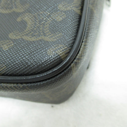 Celine Crossbody bag Shoulder Bag Black PVC coated canvas 111632EU138SI