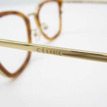 Celine Date Glasses Glasses Frame Brown Plastic metal 50002U 055[51]