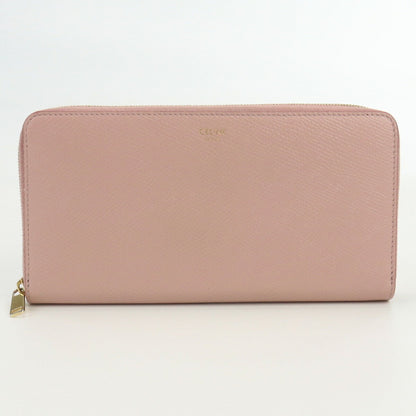 Celine Large Zipped 10B553BEL Long Wallet Round Leather Ladies