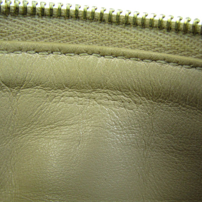 Celine Quilted C Charm Women's Leather Coin Purse/coin Case Beige