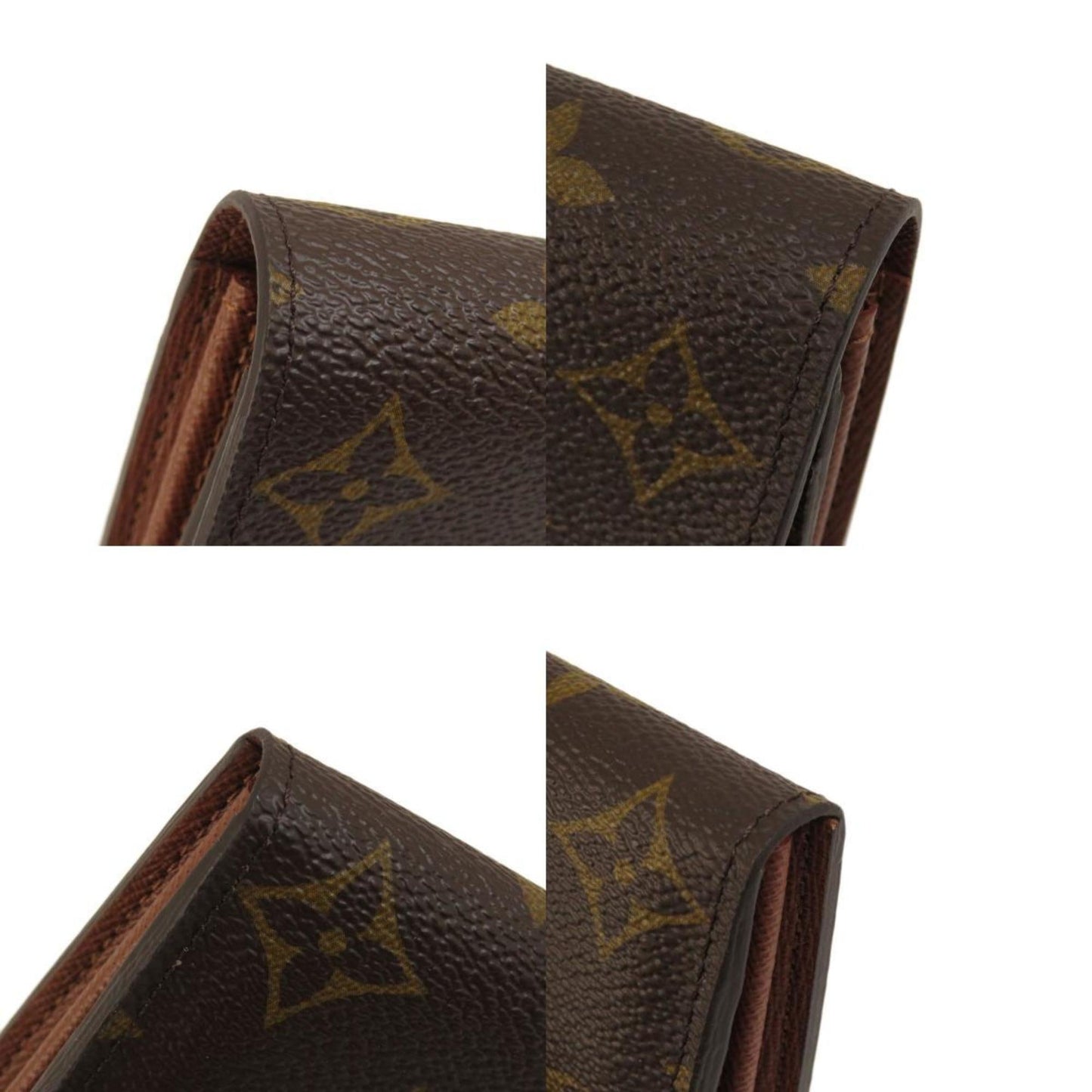 LOUIS VUITTON M60531 Portefeuille Sarah Monogram Long Wallet Canvas Women's