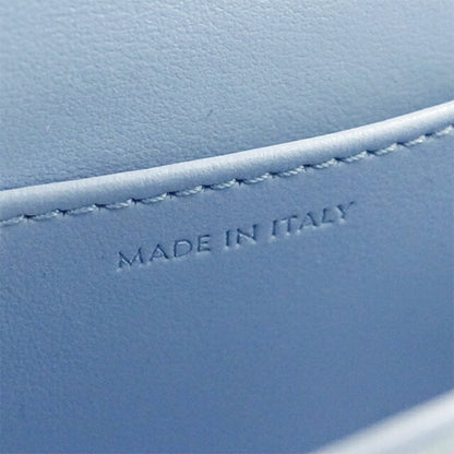 Celine Bag Women's Triomphe Shoulder Shiny Calfskin Celeste Light Blue