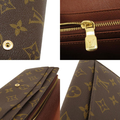 LOUIS VUITTON M60531 Portefeuille Sarah Monogram Long Wallet Canvas Women's