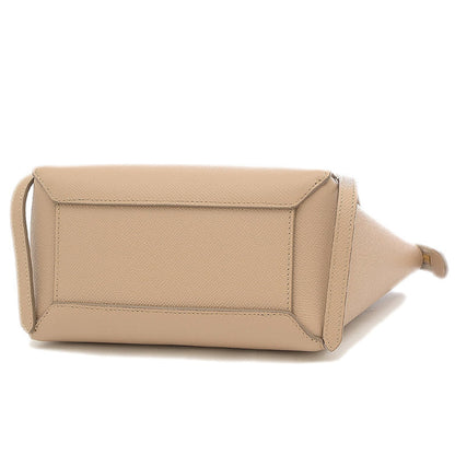 Celine Belt Bag Nano 2Way Leather Light Taupe Gold Hardware 189003