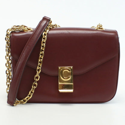Celine C Medium Bag 18725 3BFB 28LB Shoulder Leather Women's