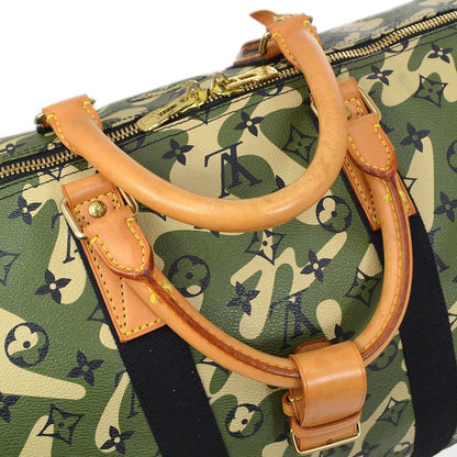 LOUIS VUITTON★ 2008 KEEPALL BANDOULIERE 55 MONOGRAMOUFLAGE M95774 06294